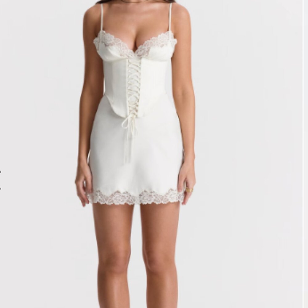 House of CB white dress